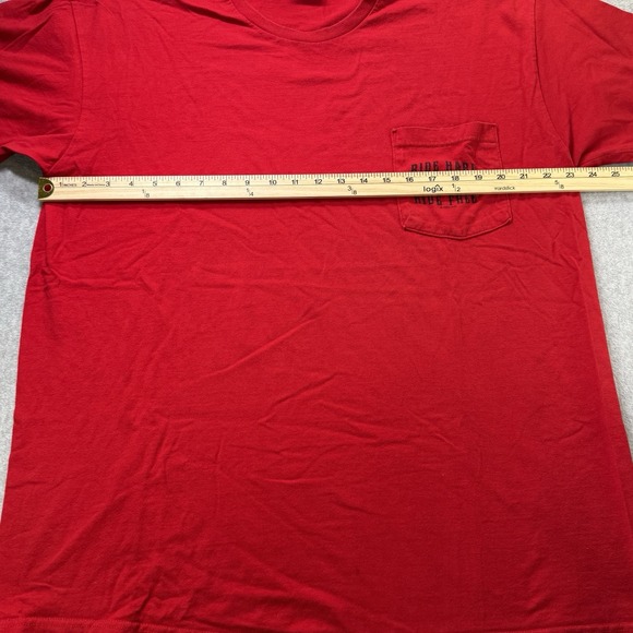 Harley-Davidson Redstone Huntsville‎ AL Pocket T-Shirt Red Men's Size XL - Picture 4 of 7